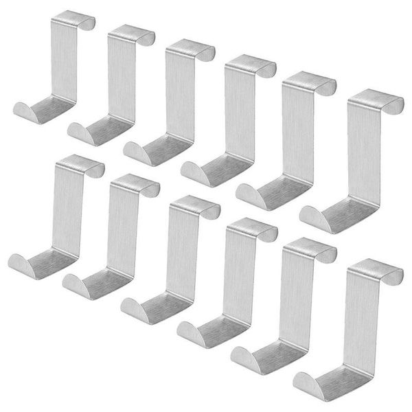 robe hooks pack of 12 stainless steel over door hanger cupboard drawer hook for office and kitchen (2cm to 4.5cm or d
robe hooks pack of 12 stainless steel over door hanger cupboard drawer hook for office and kitchen (2cm to 4.5cm or d