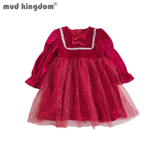 mudkingdom little girls winter dress new year lace bow mesh long sleeve dresses for toddler girls thicken velvet for kids cloth g1218, Red;yellow
mudkingdom little girls winter dress new year lace bow mesh long sleeve dresses for toddler girls thicken velvet for kids cloth g1218, Red;yellow
