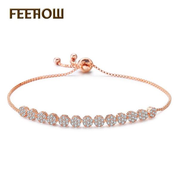 charm bracelets fehow classic cuibic zircon tennis bracelet bridal rose gold color round crystal bangle jewelry for women fwbp2058, Golden;silver
charm bracelets fehow classic cuibic zircon tennis bracelet bridal rose gold color round crystal bangle jewelry for women fwbp2058, Golden;silver