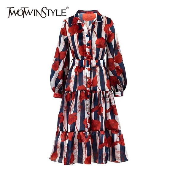 vintage print floral dress for women lapel puff long sleeve high waist sashes striped spring dresses female 210520, Black;gray
vintage print floral dress for women lapel puff long sleeve high waist sashes striped spring dresses female 210520, Black;gray
