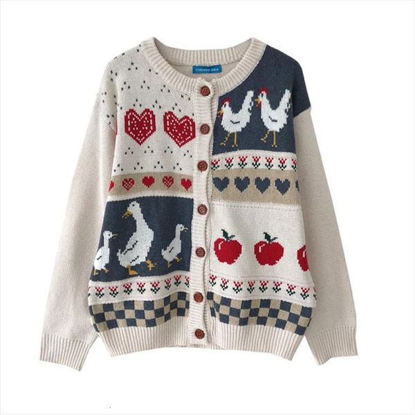 vintage casual loose love cardigan womens sweater japanese kawaii female korean harajuku clothing for women, White;black
vintage casual loose love cardigan womens sweater japanese kawaii female korean harajuku clothing for women, White;black