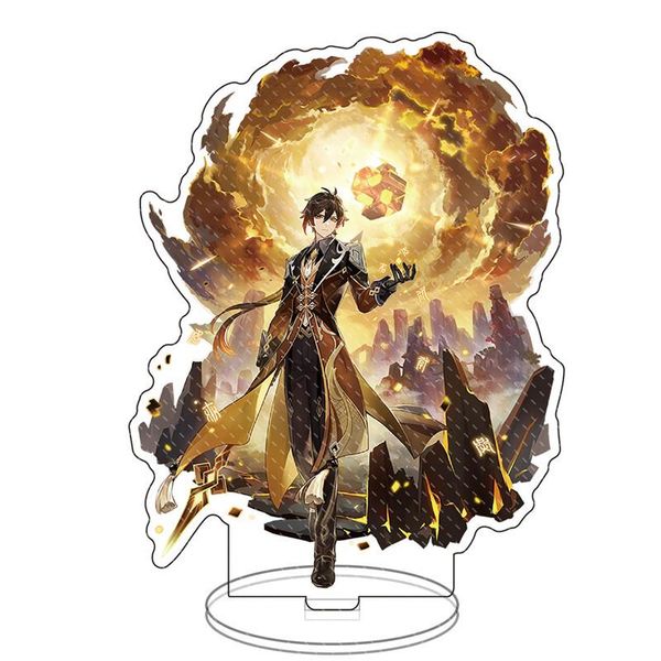 keychains anime figure genshin impact diluc venti klee zhongli cosplay acrylic stand model plate desk decor standing sign figures fan gift, Silver
keychains anime figure genshin impact diluc venti klee zhongli cosplay acrylic stand model plate desk decor standing sign figures fan gift, Silver