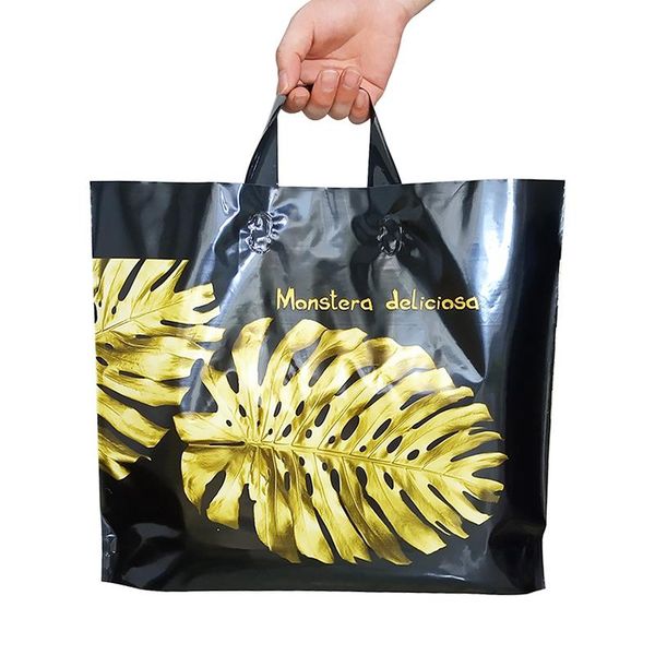 gift wrap 20pcs/lot golden feather pattern handle plastic bags clothing package party supply packages
gift wrap 20pcs/lot golden feather pattern handle plastic bags clothing package party supply packages