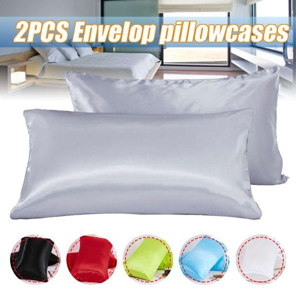 2pcs emulation silk satin pillowcase single solid color pillow covers luxury case for bed throw comfortable there sizes
2pcs emulation silk satin pillowcase single solid color pillow covers luxury case for bed throw comfortable there sizes