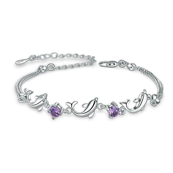 link, chain dolphin crystal zircon anklets bracelet purple white stone thin bracelets bright rhinestone wholesale lots in bulk jewelry, Black
link, chain dolphin crystal zircon anklets bracelet purple white stone thin bracelets bright rhinestone wholesale lots in bulk jewelry, Black