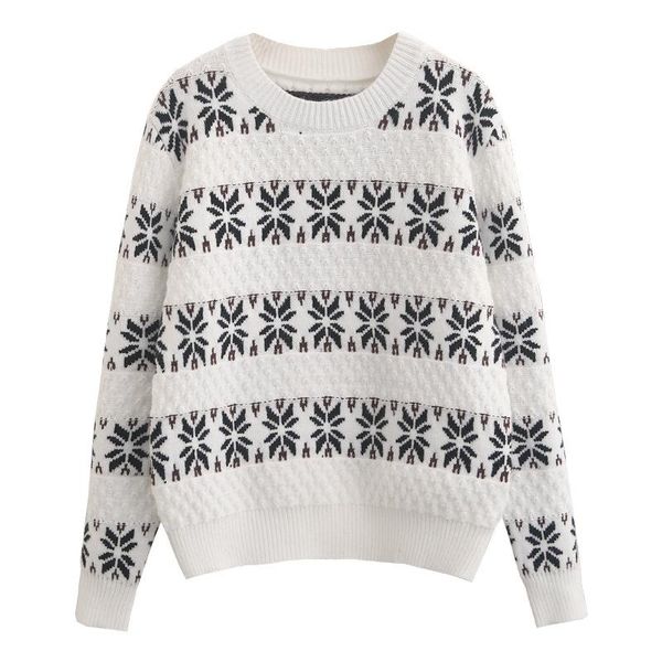 women winter sweater pullovers o-neck striped vintage knitwear long sleeve oversized pull jumpers outwear sweaters white gray women's, White;black
women winter sweater pullovers o-neck striped vintage knitwear long sleeve oversized pull jumpers outwear sweaters white gray women's, White;black