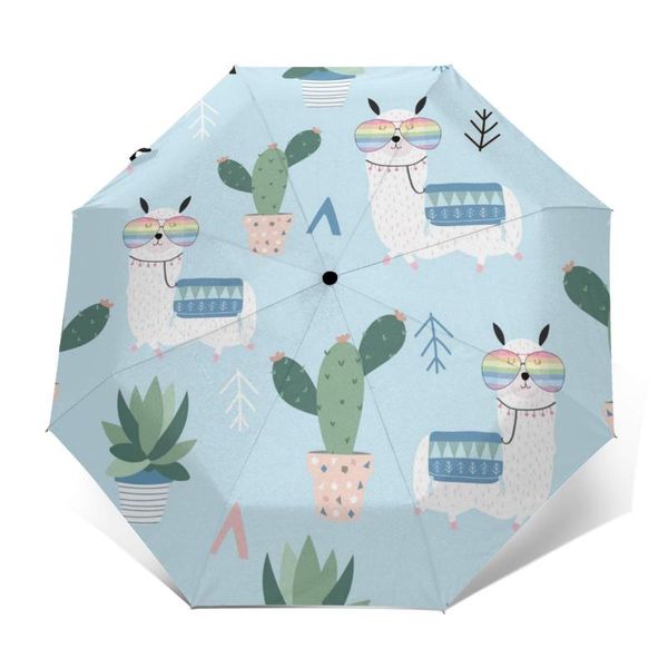 umbrellas automatic umbrella rain women three-folding cute llama glasses cactus windproof female waterproof parasol
umbrellas automatic umbrella rain women three-folding cute llama glasses cactus windproof female waterproof parasol