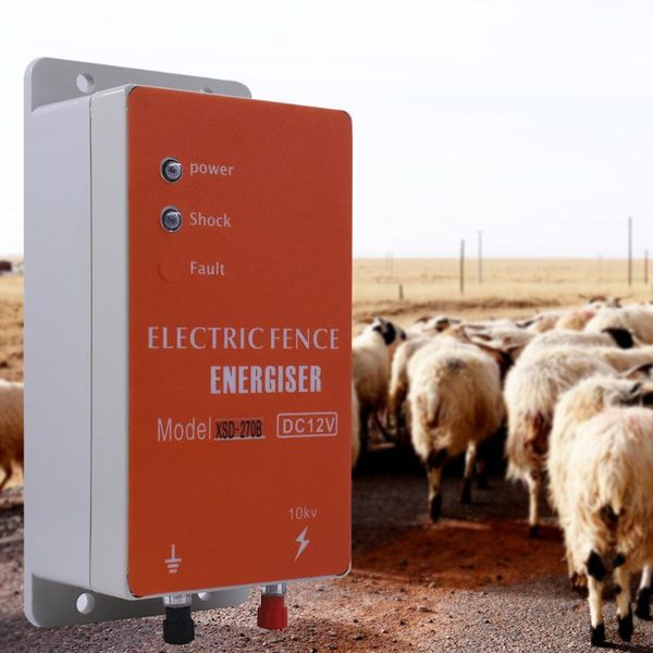 fencing, trellis & gates 20km electric fence solar energizer charger high voltage pulse controller poultry farm equipment for cattle animal
fencing, trellis & gates 20km electric fence solar energizer charger high voltage pulse controller poultry farm equipment for cattle animal
