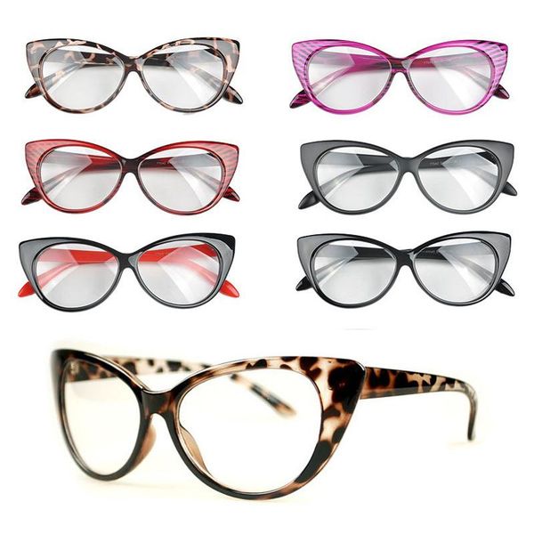 fashion sunglasses frames cat eye glasses frame retro women eyeglasses clear lens vintage eyewear computer goggles flat mirrors, Black
fashion sunglasses frames cat eye glasses frame retro women eyeglasses clear lens vintage eyewear computer goggles flat mirrors, Black