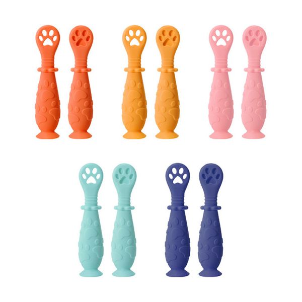 2Pcs/Set Cute Cartoon Pattern Baby Spoon Tableware Solid Color Auxiliary Baby Feeding Training Spoon Infant Tableware
2Pcs/Set Cute Cartoon Pattern Baby Spoon Tableware Solid Color Auxiliary Baby Feeding Training Spoon Infant Tableware