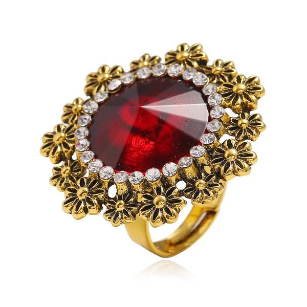 luxury female big flower snowflake ring vintage wedding band rings for women red green yellow crystal gold engagement party cluster, Golden;silver
luxury female big flower snowflake ring vintage wedding band rings for women red green yellow crystal gold engagement party cluster, Golden;silver