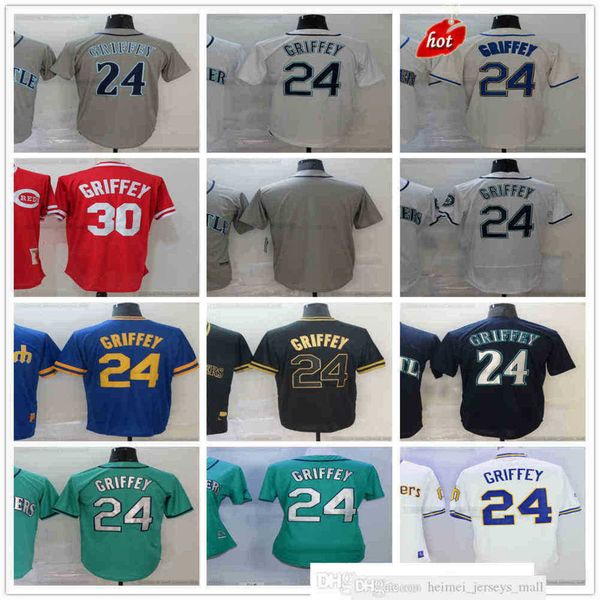 2022-22 2022 news 24 ken griffey baseball jerseys stitched white grey gray green blue red #30 no number name for man woman, Black
2022-22 2022 news 24 ken griffey baseball jerseys stitched white grey gray green blue red #30 no number name for man woman, Black