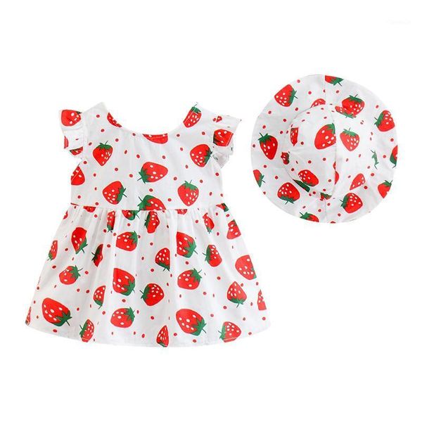 girl's dresses 2021 summer cute little baby girls cotton dress suspender girl sweet strawberry to send sun hat, Red;yellow
girl's dresses 2021 summer cute little baby girls cotton dress suspender girl sweet strawberry to send sun hat, Red;yellow