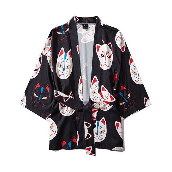 ethnic clothing fashion japanese style kimono individuality sanuk three quarter sleeve cosplay costumes belt lace up loose robe outfi, Red
ethnic clothing fashion japanese style kimono individuality sanuk three quarter sleeve cosplay costumes belt lace up loose robe outfi, Red