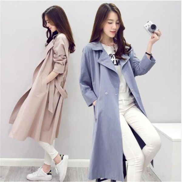 women's trench coats 2021 coat for women turn-down collar british clothing long female spring autumn womens windbreaker a686, Tan;black
women's trench coats 2021 coat for women turn-down collar british clothing long female spring autumn womens windbreaker a686, Tan;black