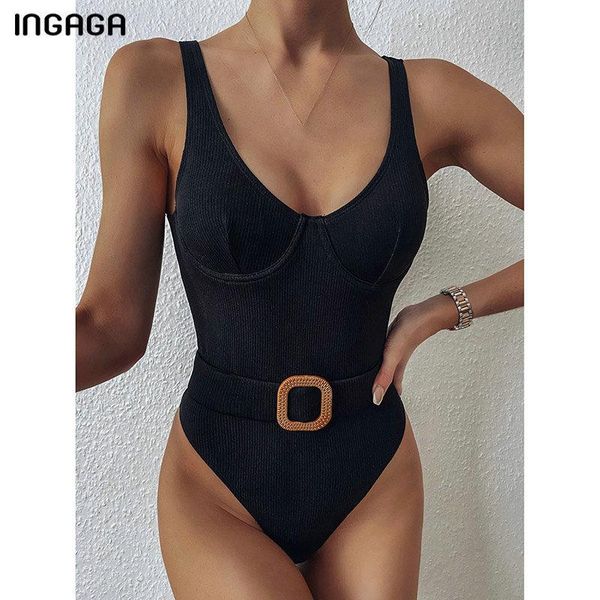 one-piece suits ingaga push up one piece swimsuit high cut bodysuit 2021 swimwear women black ribbed swimming suit for belted bathers
one-piece suits ingaga push up one piece swimsuit high cut bodysuit 2021 swimwear women black ribbed swimming suit for belted bathers