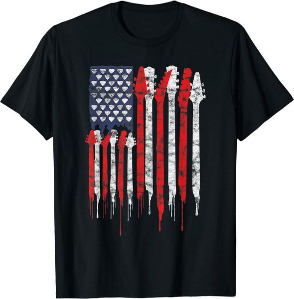 american flag guitar red white patriotic music lover t-shirt black s-5xl, White;black
american flag guitar red white patriotic music lover t-shirt black s-5xl, White;black