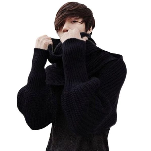 hats, scarves & gloves sets europe and american style winter wool for men women with sleeves knitted scarf thick warm high-end fashion, Blue;gray
hats, scarves & gloves sets europe and american style winter wool for men women with sleeves knitted scarf thick warm high-end fashion, Blue;gray