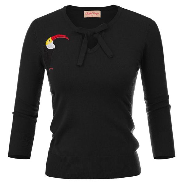 women's sweaters casual knit jumpers women autumn clothes vintage 3/4 sleeve crew neck pullover soft sweater knitwear, White;black
women's sweaters casual knit jumpers women autumn clothes vintage 3/4 sleeve crew neck pullover soft sweater knitwear, White;black
