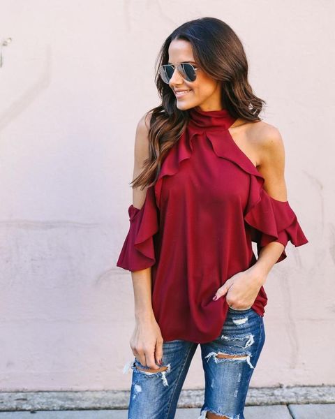 women's blouses & shirts summer women blouse loose casual style blusas mujer de moda 2021 female clothing high neck off shoulder fashio, White
women's blouses & shirts summer women blouse loose casual style blusas mujer de moda 2021 female clothing high neck off shoulder fashio, White