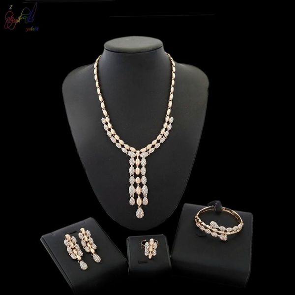 earrings & necklace yulaili gold crystal bridal jewelry sets african rhinestone wedding breacelet ring earring, Silver
earrings & necklace yulaili gold crystal bridal jewelry sets african rhinestone wedding breacelet ring earring, Silver
