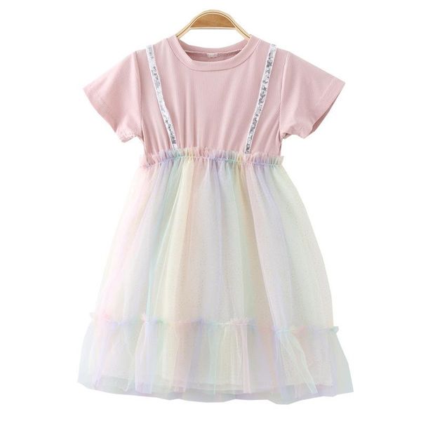 girl's dresses summer for girls rainbow mesh tutu dress kids vestidos children clothes fake two-piece sequin suspender 3-14 years, Red;yellow
girl's dresses summer for girls rainbow mesh tutu dress kids vestidos children clothes fake two-piece sequin suspender 3-14 years, Red;yellow