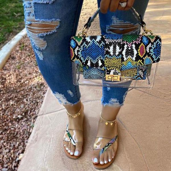 jelly purse with slide big size fashion sandals comfortable women shoes snake print bag and metal decoration slippers, Black
jelly purse with slide big size fashion sandals comfortable women shoes snake print bag and metal decoration slippers, Black