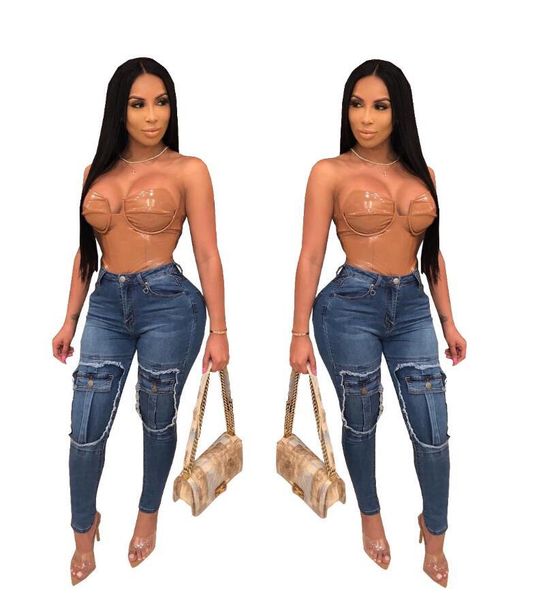 women high waisted skinny denim jeans ladies spring autumn stretch slim pants calf length feminina plus size women's, Blue
women high waisted skinny denim jeans ladies spring autumn stretch slim pants calf length feminina plus size women's, Blue