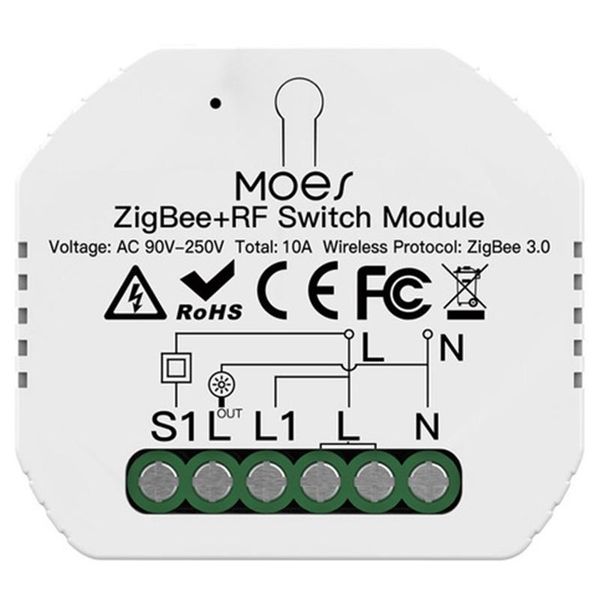 smart home control tuya zigbee 3.0 light switch module 1 gang wireless remote control, work with for google voice
smart home control tuya zigbee 3.0 light switch module 1 gang wireless remote control, work with for google voice