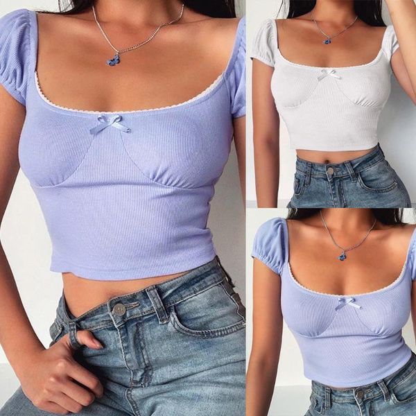 summer women fashion square collar solid short sleeve slim bow blouse elegant blouses beach blusas mujer de moda women's & shirts, White
summer women fashion square collar solid short sleeve slim bow blouse elegant blouses beach blusas mujer de moda women's & shirts, White
