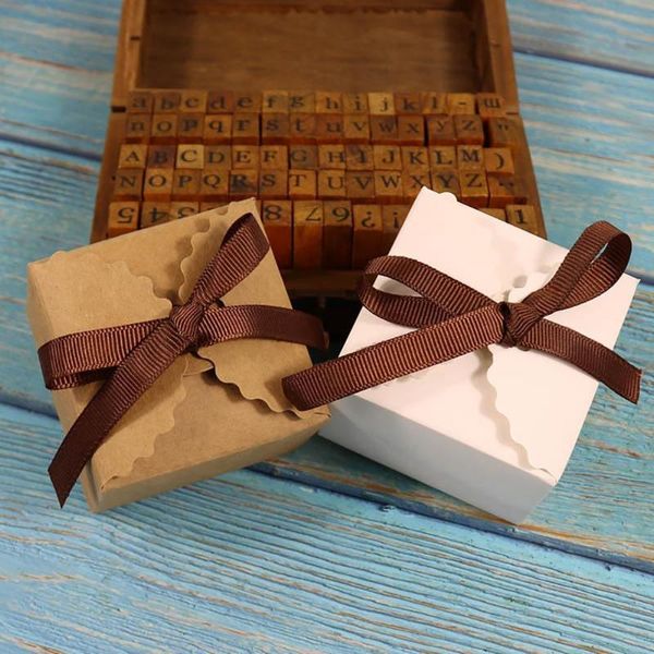 gift wrap 50pcs box european vintage diy kraft paper candy packing holder with ribbon wedding party
gift wrap 50pcs box european vintage diy kraft paper candy packing holder with ribbon wedding party
