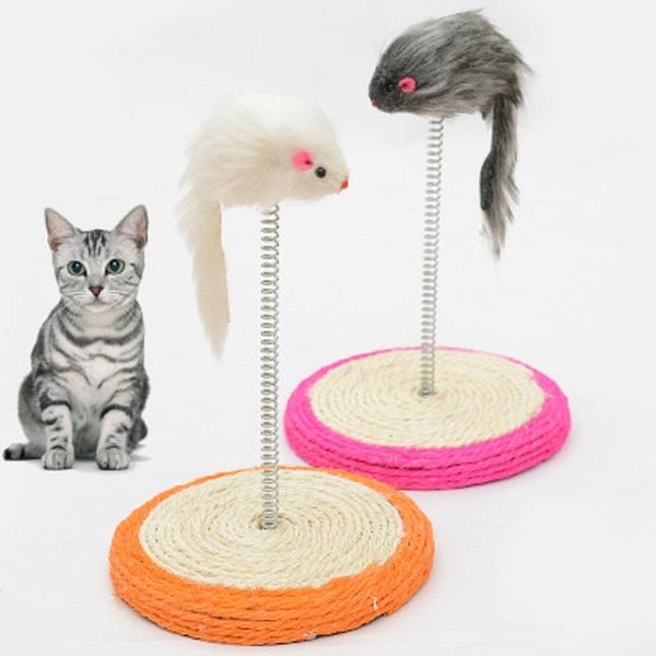 funny pet cat sisal scratch pad mouse interactive kitten playing training toy mice with small bell toys
funny pet cat sisal scratch pad mouse interactive kitten playing training toy mice with small bell toys