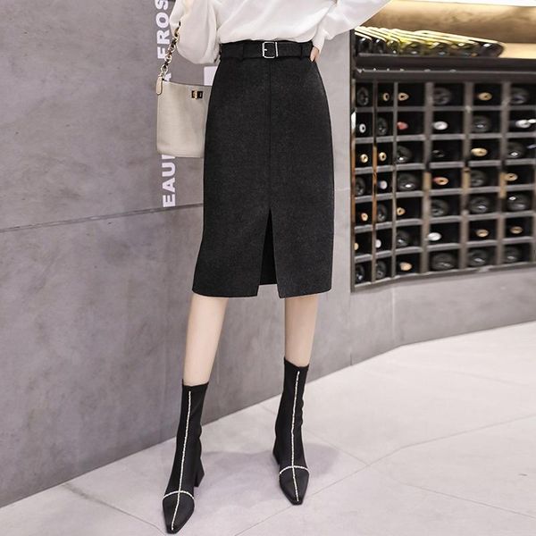 skirts women autumn winter retro woolen skirt fashion warm knee-length female ol elastic with belt 5246, Black
skirts women autumn winter retro woolen skirt fashion warm knee-length female ol elastic with belt 5246, Black