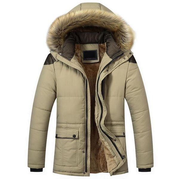men's down & parkas winter jacket men velvet thicken cotton coats mens casual parka jaqueta masculina casaco warm removable fur hooded, Black
men's down & parkas winter jacket men velvet thicken cotton coats mens casual parka jaqueta masculina casaco warm removable fur hooded, Black