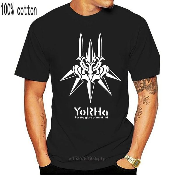 men's t-shirts nier automata ps4 men t shirt yorha for the glory of mankind tee homme print cotton summer short sleeve, White;black
men's t-shirts nier automata ps4 men t shirt yorha for the glory of mankind tee homme print cotton summer short sleeve, White;black