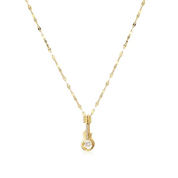 pendant necklaces jewelry gift european hip hop copper zircon women's gold titanium steel necklace party for women choker, Silver
pendant necklaces jewelry gift european hip hop copper zircon women's gold titanium steel necklace party for women choker, Silver