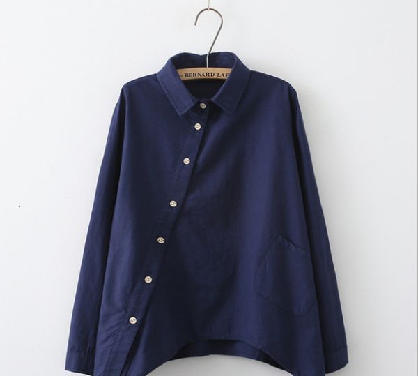 women's blouses & shirts harajuku casual blouse long sleeve loose button spring shirt pocket female blusas casual f44e, White
women's blouses & shirts harajuku casual blouse long sleeve loose button spring shirt pocket female blusas casual f44e, White