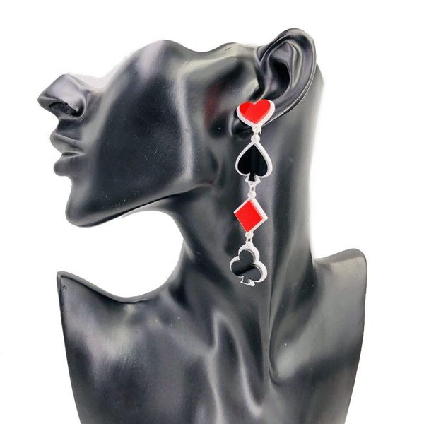 dangle & chandelier creative geometry playing card decor acrylic eardrop fresh simple plum blossom block spade red peach long tassel earring, Silver
dangle & chandelier creative geometry playing card decor acrylic eardrop fresh simple plum blossom block spade red peach long tassel earring, Silver