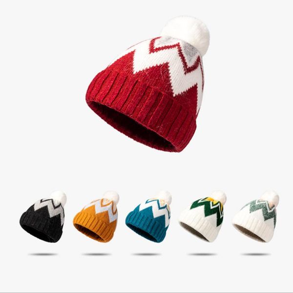 beanies autumn and winter women fashion wool ball knitted hat warm thick fur eaveless striped jacquard
beanies autumn and winter women fashion wool ball knitted hat warm thick fur eaveless striped jacquard
