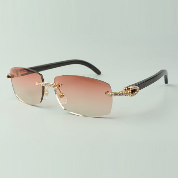 fashion medium diamond sunglasses 3524026 with black buffalo horn temples personalized glasses, size: 56-18-140 mm, White;black
fashion medium diamond sunglasses 3524026 with black buffalo horn temples personalized glasses, size: 56-18-140 mm, White;black