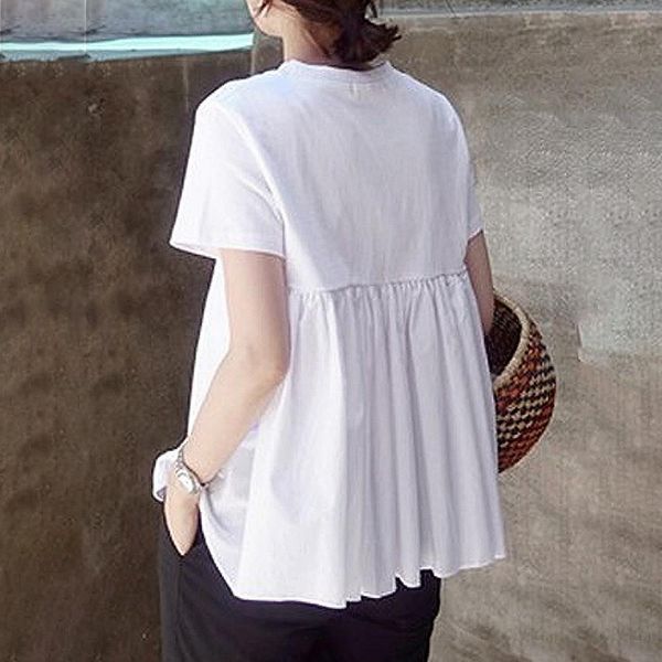 summer korean japan chic women short sleeves loose casual pure white black leisure tee minimalist
summer korean japan chic women short sleeves loose casual pure white black leisure tee minimalist