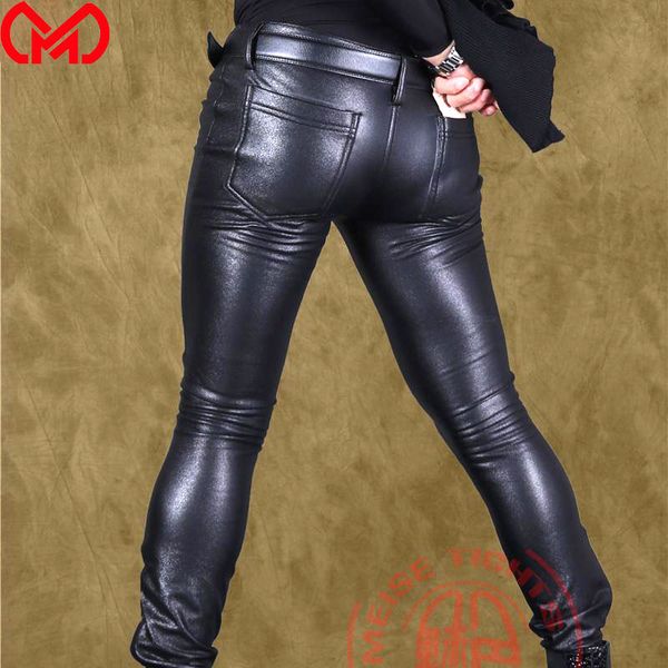 new men plus size tight pencil pants pu shiny faux leather tight trousers punk glossy stage pencil pants club gay wear f92, Black;white
new men plus size tight pencil pants pu shiny faux leather tight trousers punk glossy stage pencil pants club gay wear f92, Black;white