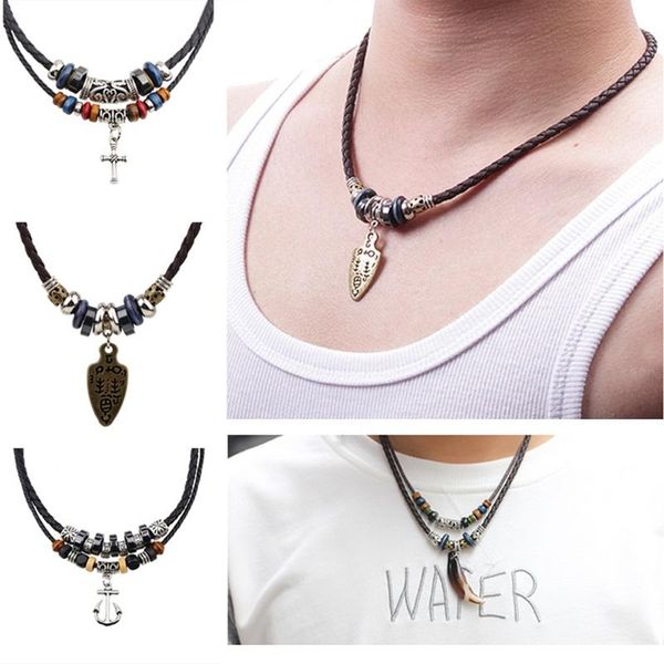 pendant necklaces 24pcs/lot wolf tooth and cross leather rope coyote hound charm necklace teen teeth amulet trinkets wholesale, Silver
pendant necklaces 24pcs/lot wolf tooth and cross leather rope coyote hound charm necklace teen teeth amulet trinkets wholesale, Silver