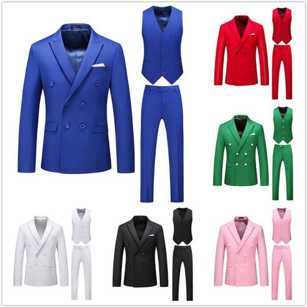 men's suits & blazers mens sets 3 pcs slim fit coats tuxedos groom groomsman formal work casual 14colors, White;black
men's suits & blazers mens sets 3 pcs slim fit coats tuxedos groom groomsman formal work casual 14colors, White;black