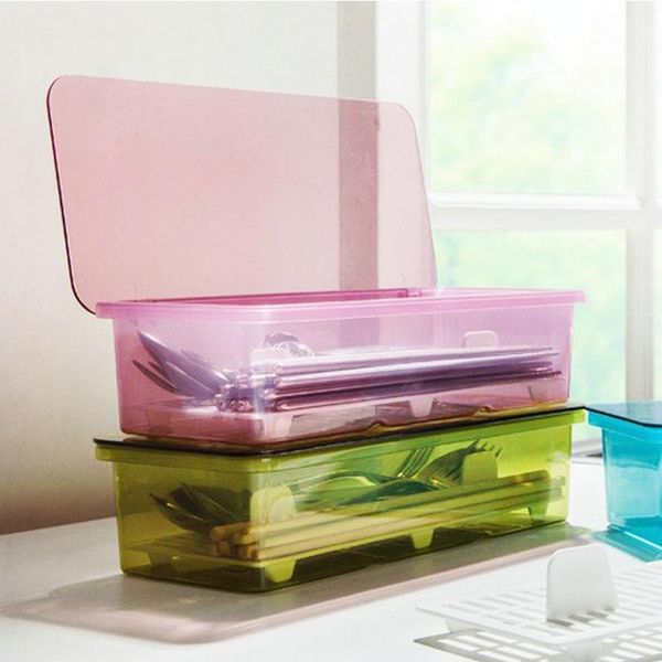 storage bottles & jars transparent chopsticks box kitchen finishing knife and fork plastic drain refrigerator rectangular dust-proof st
storage bottles & jars transparent chopsticks box kitchen finishing knife and fork plastic drain refrigerator rectangular dust-proof st