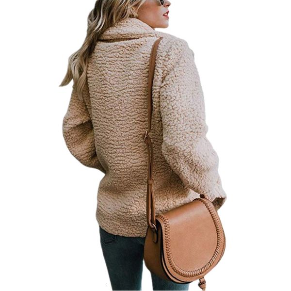 women's fur & faux fashion women plush coat coats long sleeve ffy jackets winter warm female jacket drop, Black
women's fur & faux fashion women plush coat coats long sleeve ffy jackets winter warm female jacket drop, Black