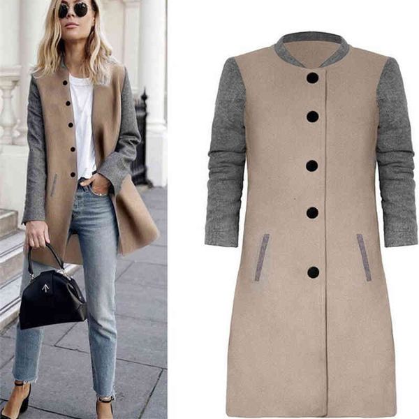 women's trench coats coat women patchwork jacket streetwear fashion loose autumn winter outwear protection clothing button windbreaker, Tan;black
women's trench coats coat women patchwork jacket streetwear fashion loose autumn winter outwear protection clothing button windbreaker, Tan;black