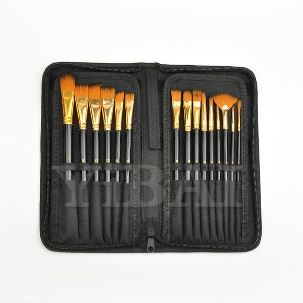 15pcs oil paint brush black cloth set water powder acrylic art painting tools watercolor supplies gift sets
15pcs oil paint brush black cloth set water powder acrylic art painting tools watercolor supplies gift sets