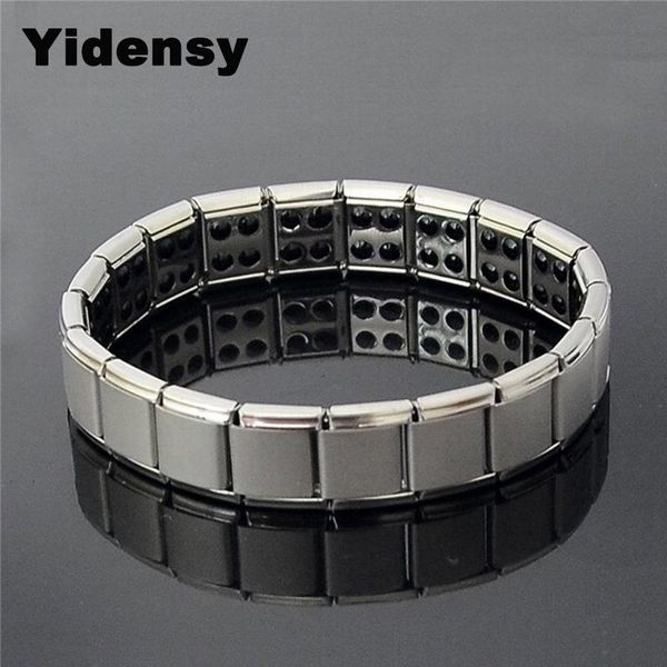 yidensy fashion punk metal stainless steel bracelets elastic rope tourmaline stone bangle bracelet for men male jewelry gifts charm, Golden;silver
yidensy fashion punk metal stainless steel bracelets elastic rope tourmaline stone bangle bracelet for men male jewelry gifts charm, Golden;silver