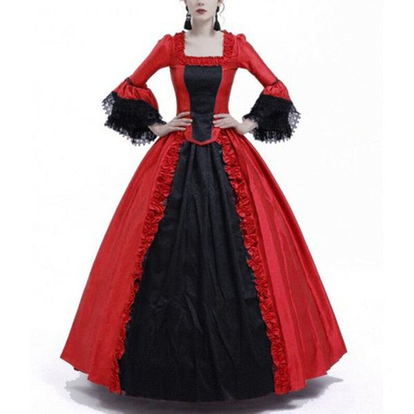 casual dresses vintage gothic cosplay square collar lace dress women retro flare sleeve party sukienki winter maxi vestidos, Black;gray
casual dresses vintage gothic cosplay square collar lace dress women retro flare sleeve party sukienki winter maxi vestidos, Black;gray